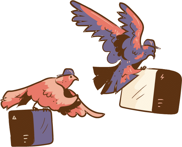 carrier pigeons for gifting